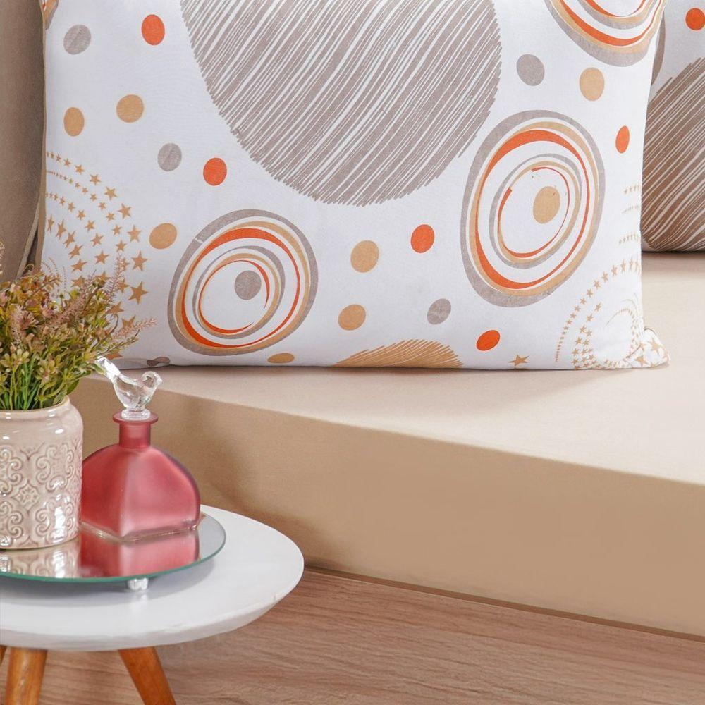 Jogo De Cama Solteiro Dreams Malha 100% Algodão 88x188x25cm Avelã - 5