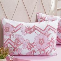 Jogo De Cama Queen Dreams Malha 100% Algodão 158x198x30cm Rosa - 5