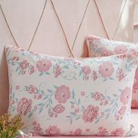 Jogo De Cama Queen Dreams Malha 100% Algodão 158x198x30cm Rosa Claro - 5