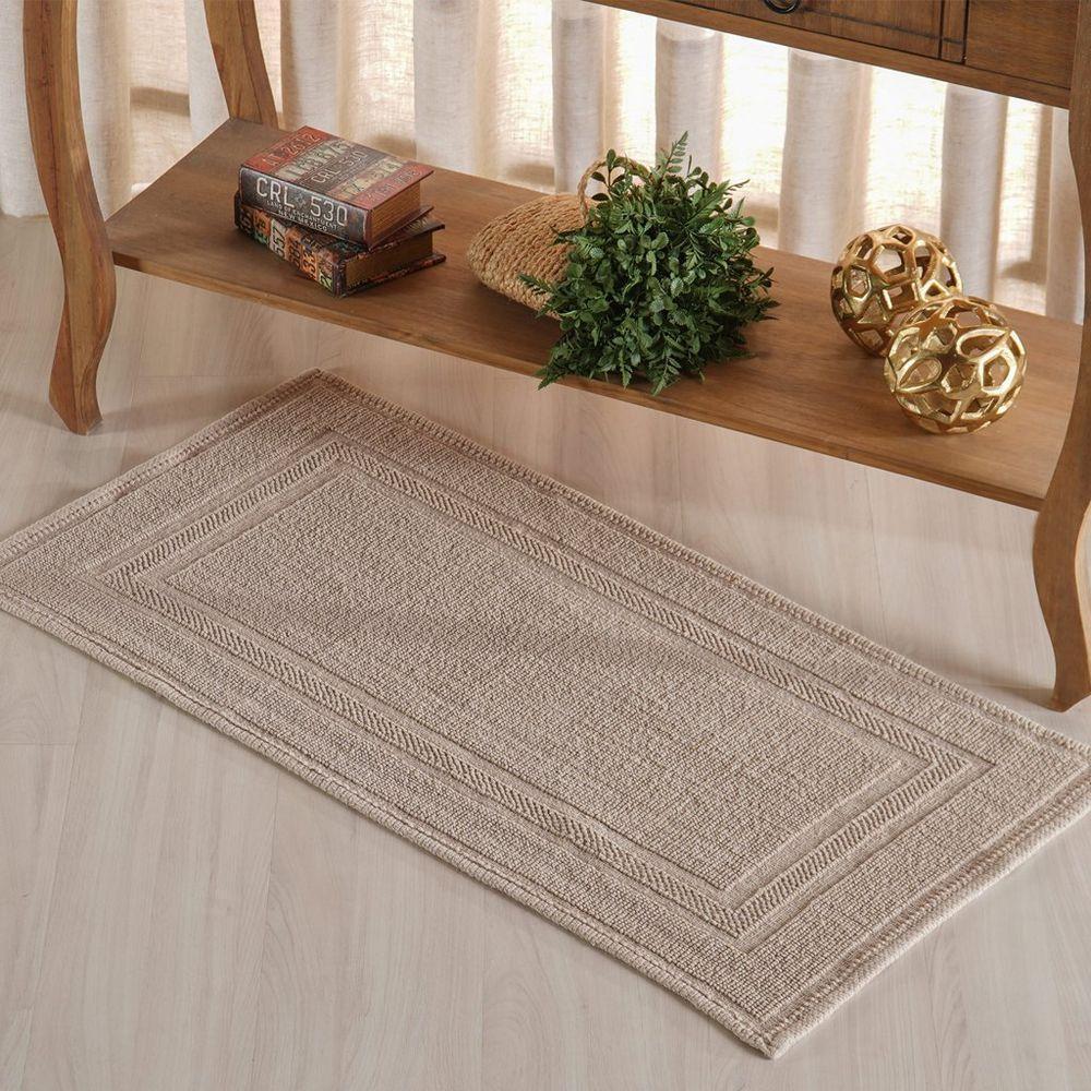 Tapete Nobile Jacquard 100% Algodão 1300g/m² 50x100cm Argila - 1
