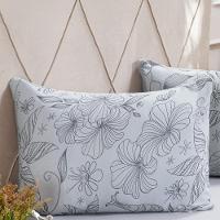 Jogo De Cama Solteiro Dreams Malha 100% Algodão 88x188x25cm Cinza - 5