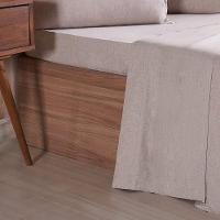 Jogo De Cama Solteiro 3 Pçs Line Stile 100% Poliéster 88x188x30cm Linho - 3