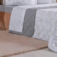 Kit Colcha King 200 Fios Estampada New 100% Algodão 260x280cm Dessin