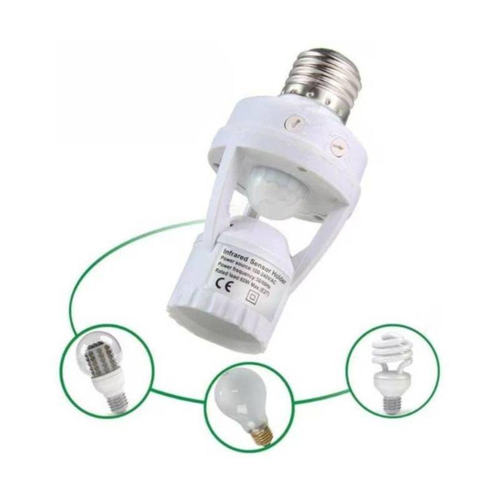 Sensor De Presença Com Fotocélula Para Lâmpada Soquete E27 - 8