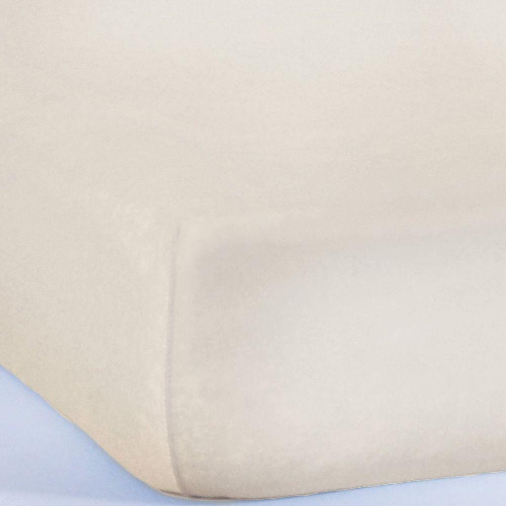 Jogo De Cama Queen Serena 3 Pçs Malha 100% Algodão 158x198x30cm Pérola - 3