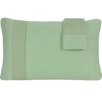 Jogo De Cama King Malha 3 Pçs Bella Cama 100% Algodão 193x203x40cm Verde - 5