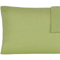 Jogo De Fronhas Serena Malha 100% Algodão 50x70cm Verde - 2