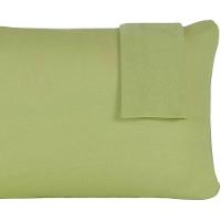 Jogo De Fronhas Serena Malha 100% Algodão 50x70cm Verde