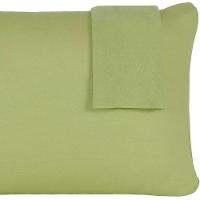 Jogo De Fronhas Serena Malha 100% Algodão 50x70cm Verde - 5