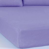 Jogo De Cama Casal Serena 3 Pçs Malha 100% Algodão 138x188x23cm Lilás - 5