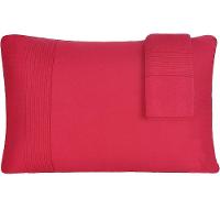 Jogo De Cama Casal Malha 3 Pçs Bella Cama 100% Algodão 138x188x30cm Vermelho - 2