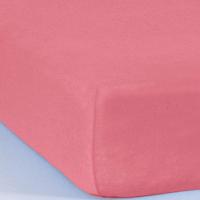 Jogo De Cama Solteiro Serena 3 Pçs Malha 100% Algodão 88x188x23cm Goiaba - 3