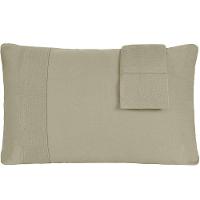 Jogo De Cama Queen Malha 3 Pçs Bella Cama 100% Algodão 158x198x35cm Avelã - 5