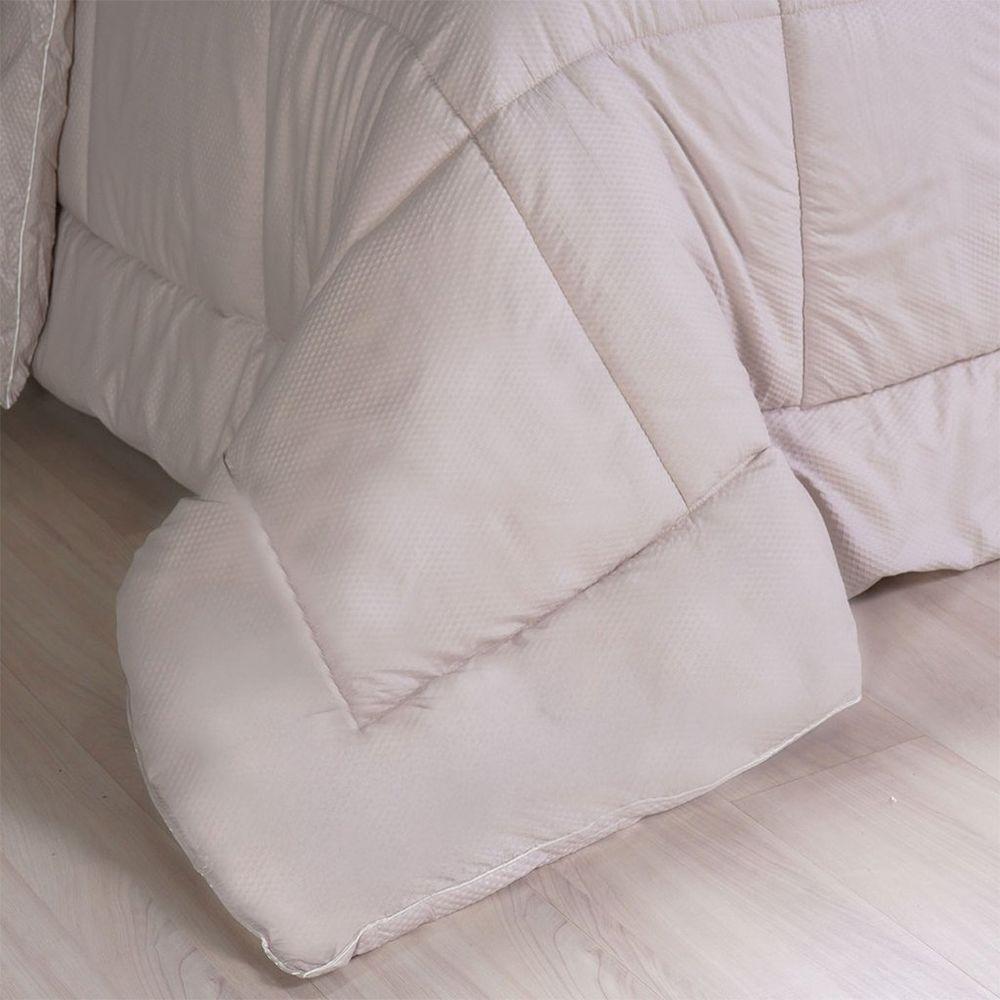 Edredom Prime King 3d Embossed 240x260cm Biscuit - 3