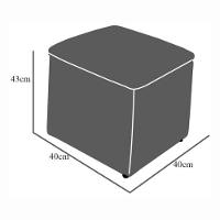 Poltrona De Amamentação Com Balanço E Puff Lara Veludo Azul Marinho - 2