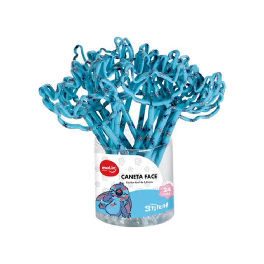 Caneta Face Stitch 1.0 Mm Escrita Azul Azul - 2