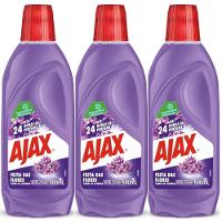 Kit 3 Limpador Diluível Ajax Festa Das Flores Lavanda 500ml - 1
