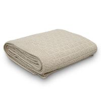 Manta Decorativa Para Sofá Tricot Golden 1,20m X 1,50m 100% Algodão Natural - 1