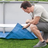 Lona Forro Proteção Piscina 6 X 4 Metros Azul - 2