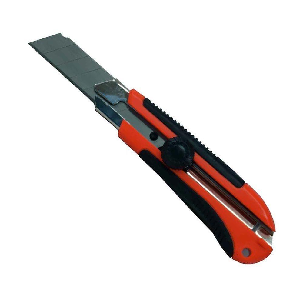 Estilete Profissional Grande Corpo Em Aço 8 Lâminas Borracha Ajax - 2