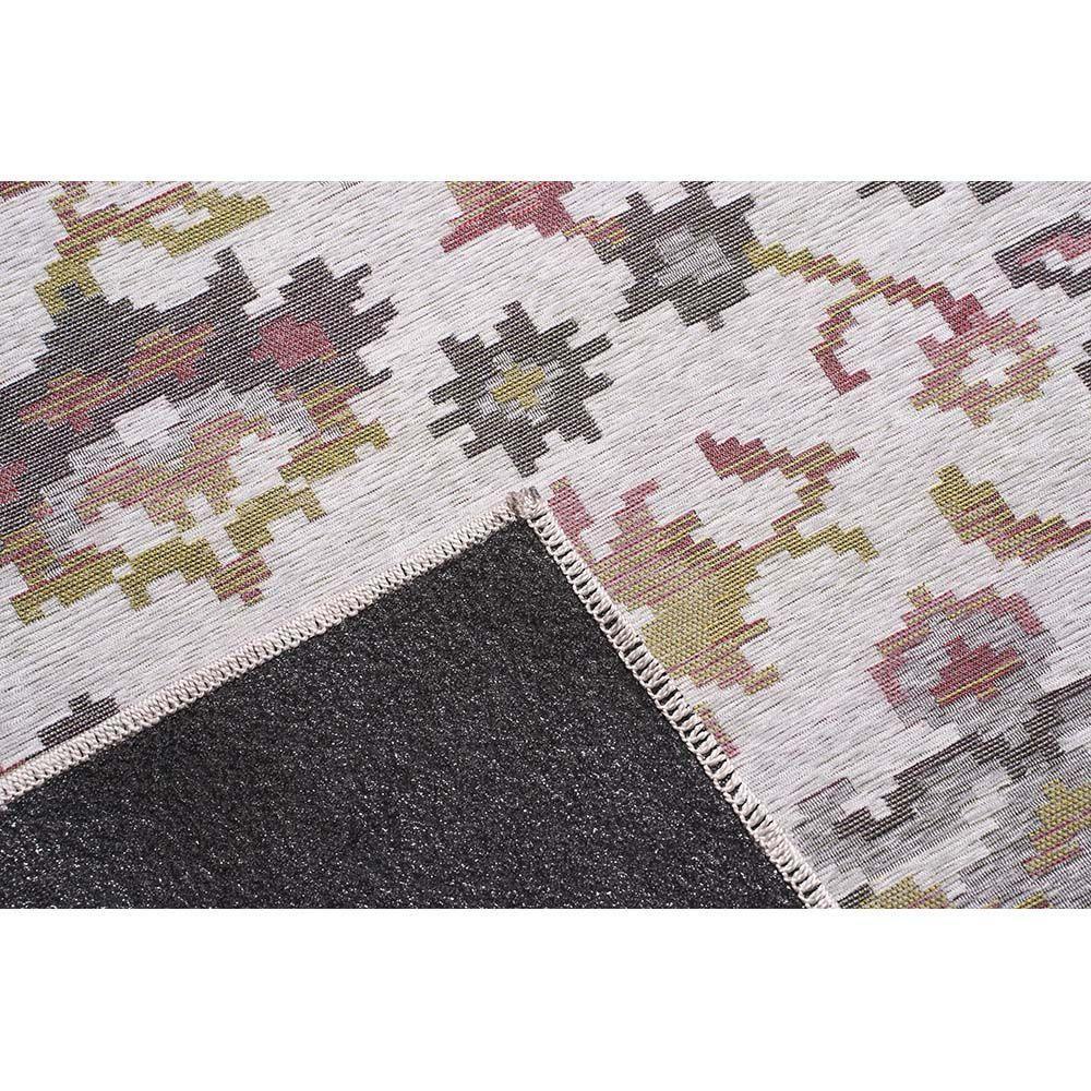 Tapete Para Sala Funcional Medalhao 51 Cinza 1,50x2,00m - 2