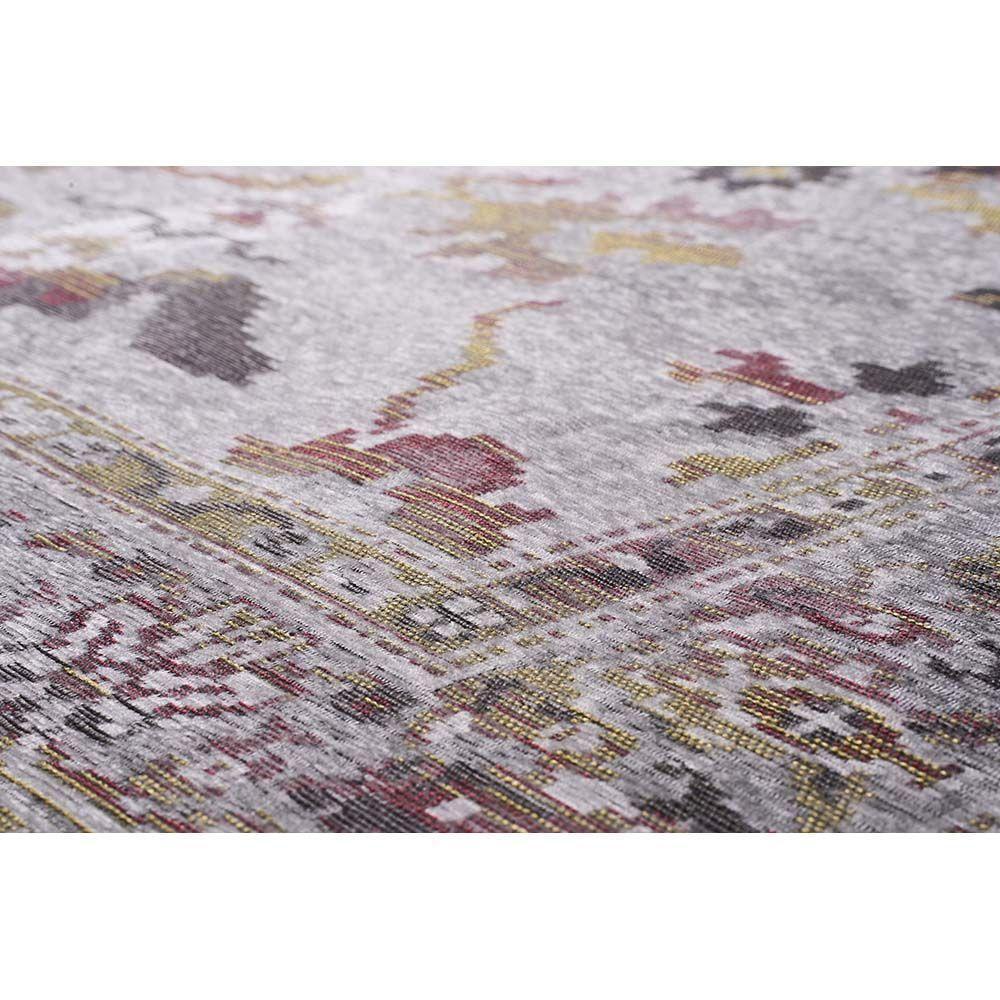 Tapete Para Sala Funcional Medalhao 51 Cinza 1,50x2,00m - 3