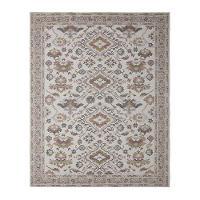 Tapete Para Sala Funcional Medalhao 51 Cinza 1,50x2,00m - 1