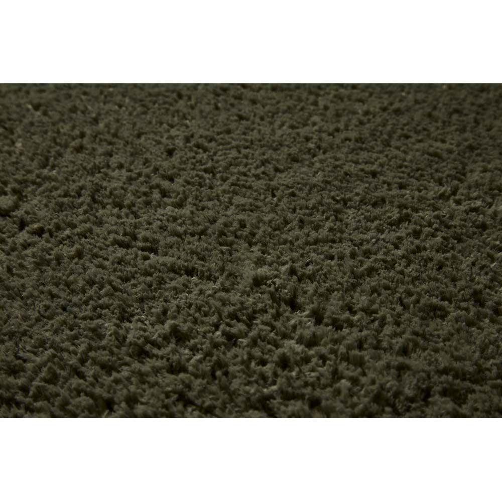 Tapete Para Sala Felpudo Plush 32 Verde Fendi 1,00x1,50m - 3