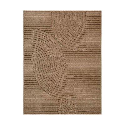 Tapete Para Sala Realce Sand 03 Creme Cotton 1,00x1,50m