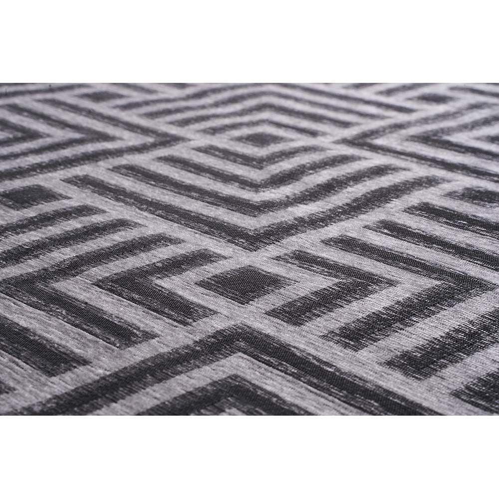 Tapete Para Sala Funcional Tabuleiro 51 Cinza 2,00x2,50m - 3