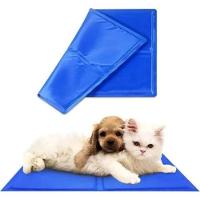 Tapete Gelado Pet Cães E Gatos Tamanho G 50x65cm Azul - 3