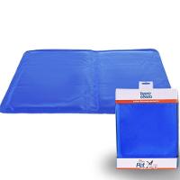 Tapete Gelado Pet Cães E Gatos Tamanho G 50x65cm Azul