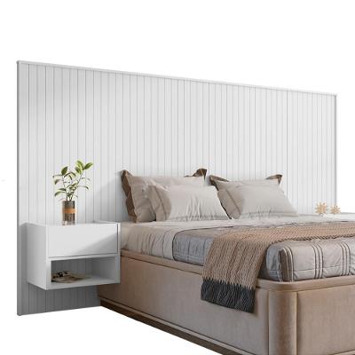 Cabeceira Florença King Com 2 Mesas De Cabeceira Branco Branco