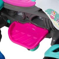 Carrinho De Passeio Infantil Quadriciclo Com Haste E Pedal Menina - 9