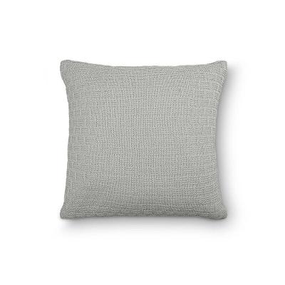 Capa De Almofada Decorativa Tricot Golden Com Zíper Prata