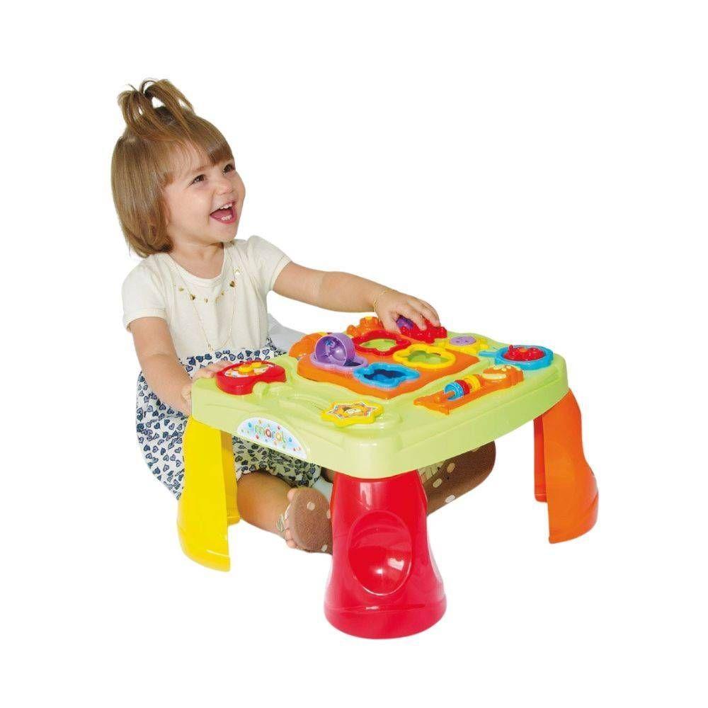 Mesa Criativa Didática Infantil Com Peças Para Encaixar - 4