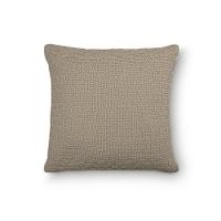 Capa De Almofada Decorativa Tricot Golden Com Zíper Amêndoa - 1