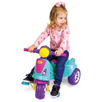 Triciclo Infantil De Passeio E Pedal Andador Avespa Pink - 6
