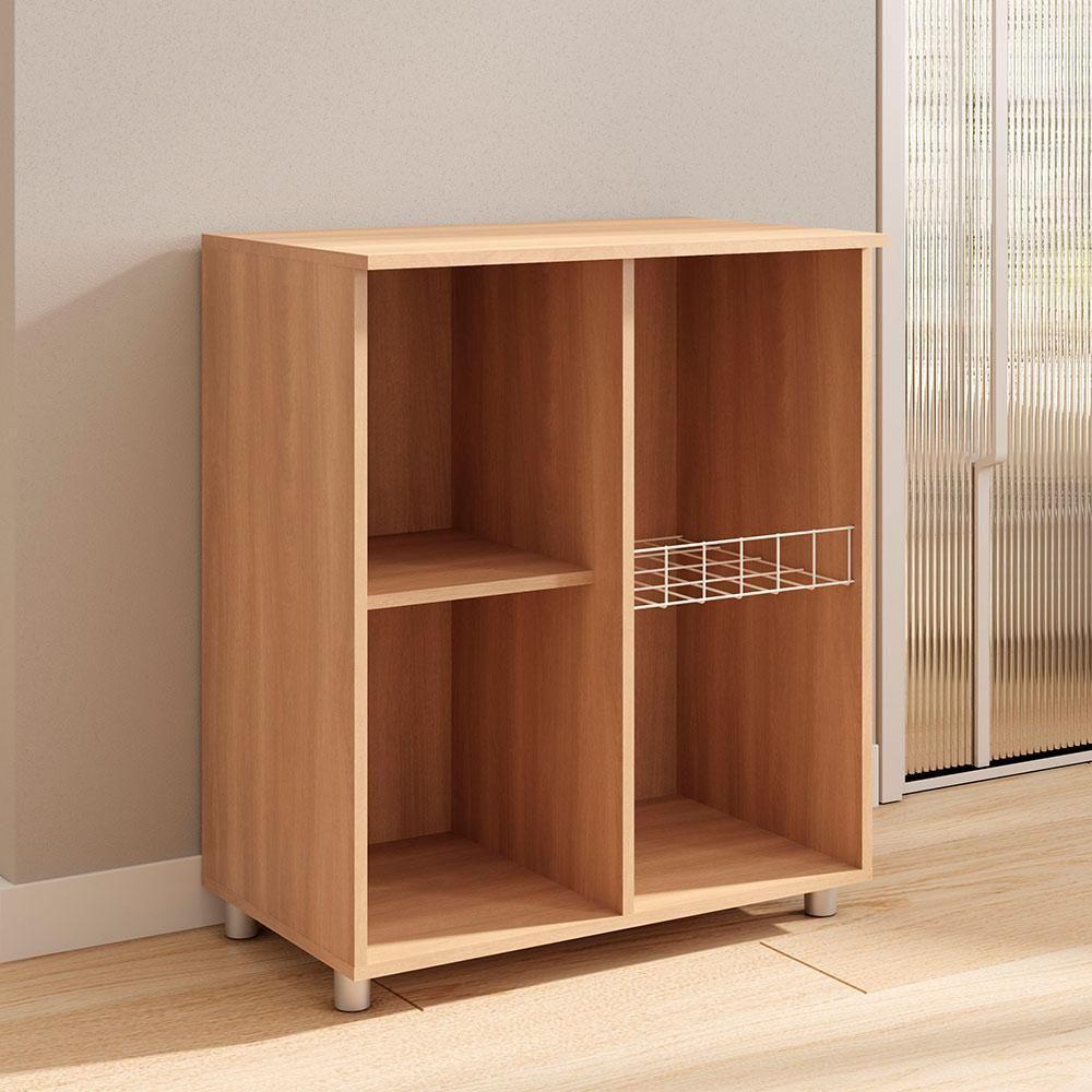 Balcão Fruteira Telasul âmbar 1 Porta Freijó Com Branco Freijó Com Branco - 3