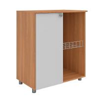 Balcão Fruteira Telasul âmbar 1 Porta Freijó Com Branco Freijó Com Branco - 2