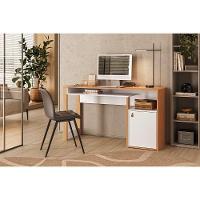 Escrivaninha Mesa Para Computador Telasul Versa Home 1 Porta Freijó/branco - 2