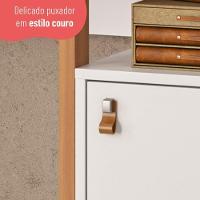Escrivaninha Mesa Para Computador Telasul Versa Home 1 Porta Freijó/branco - 7