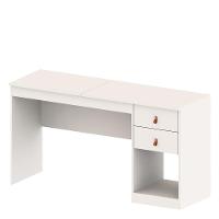 Escrivaninha E Penteadeira Telasul Versa Home Com Espelho 2 Gavetas Branco - 8