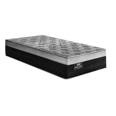 Colchão Solteiro Espuma Ultra Ortopedic 88x188cm Preto Cinza Gazin Colchões