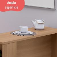 Bancada Ilha Para Cozinha Telasul 120 Cm Freijo Com Fruteira