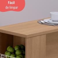 Bancada Ilha Para Cozinha Telasul 120 Cm Freijo Com Fruteira - 5