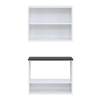 Kit Conjunto Para Banheiro Em Aço Telasul Rubi 4 Portas Com Espelho