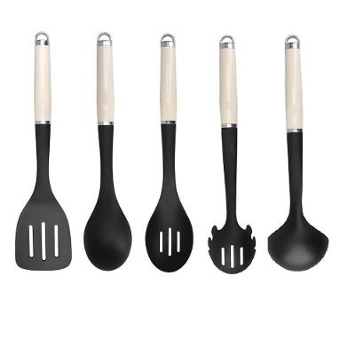 Kit Utensílios De Cozinha 5 Peças Luxo Creme Kitchenaid
