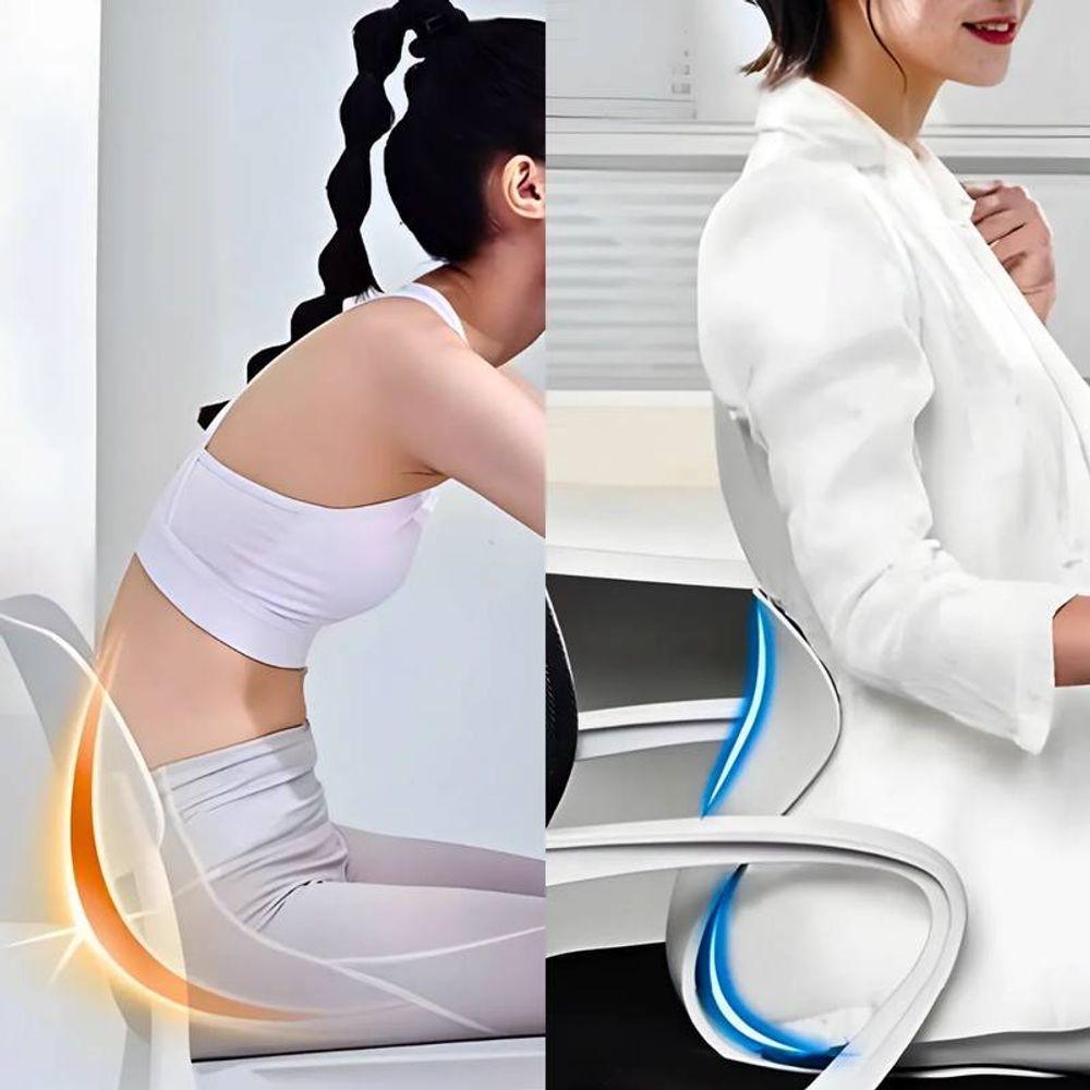 Almofada Cinza G Apoio Para Lombar E Corrige A Postura - 3