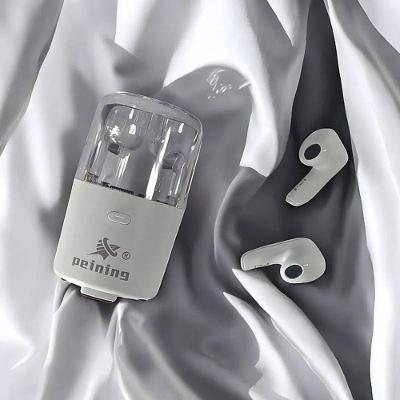 Fone De Ouvido Branco Com Caixa De Som Bluetooth Sem Fio